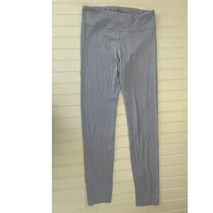 Athleta Girl Ribbed Leggings Blue Purple Activewear Sports - Size Girl's XXL 16